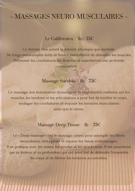 Les Massages - Côté Tiretaine - Crêperie Orcines - bien manger ORCINES