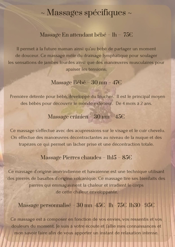 Les Massages - Côté Tiretaine - Crêperie Orcines - meilleur resto ORCINES